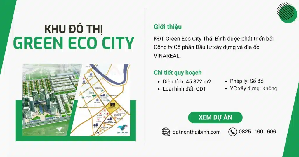 Khu Đô Thị Eco Green City TP Thái Bình