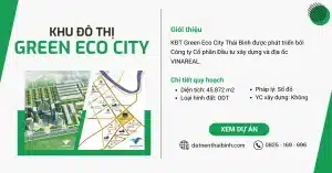 Khu Đô Thị Eco Green City TP Thái Bình