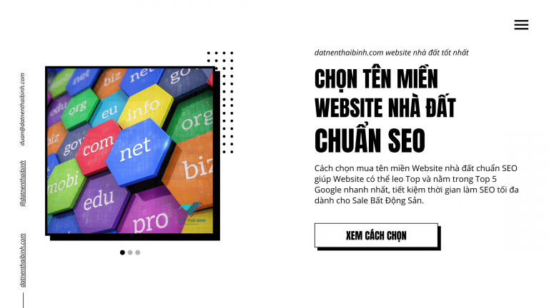 Chọn tên miền Website nhà đất chuẩn SEO lên Top Google nhanh nhất