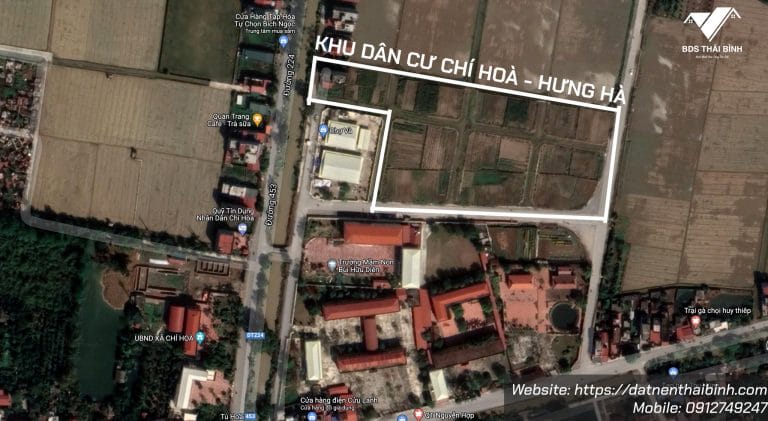 Đất nền KDC Chí Hoà Hưng Hà Thái Bình